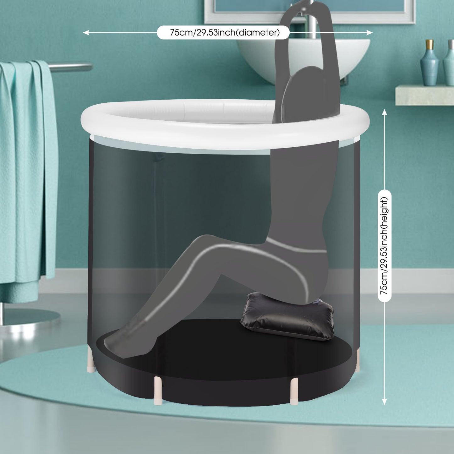 ArcticPlunge™ Foldable Ice Tub