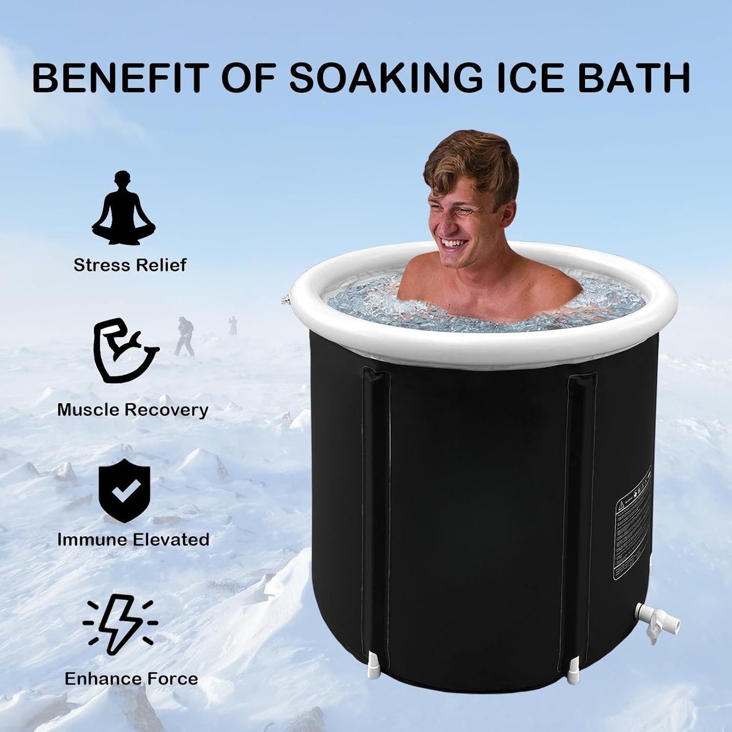ArcticPlunge™ Foldable Ice Tub