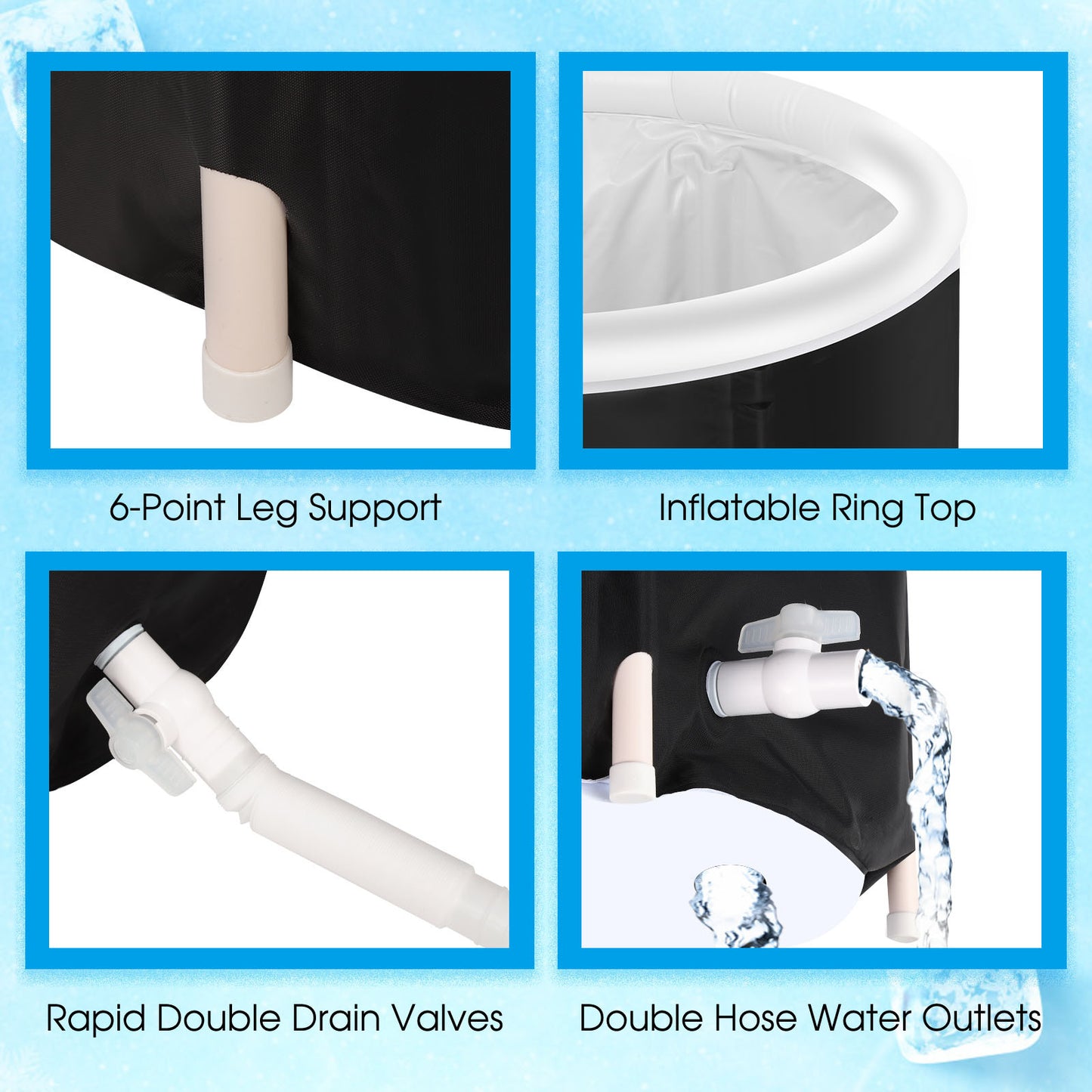 ArcticPlunge™ Foldable Ice Tub